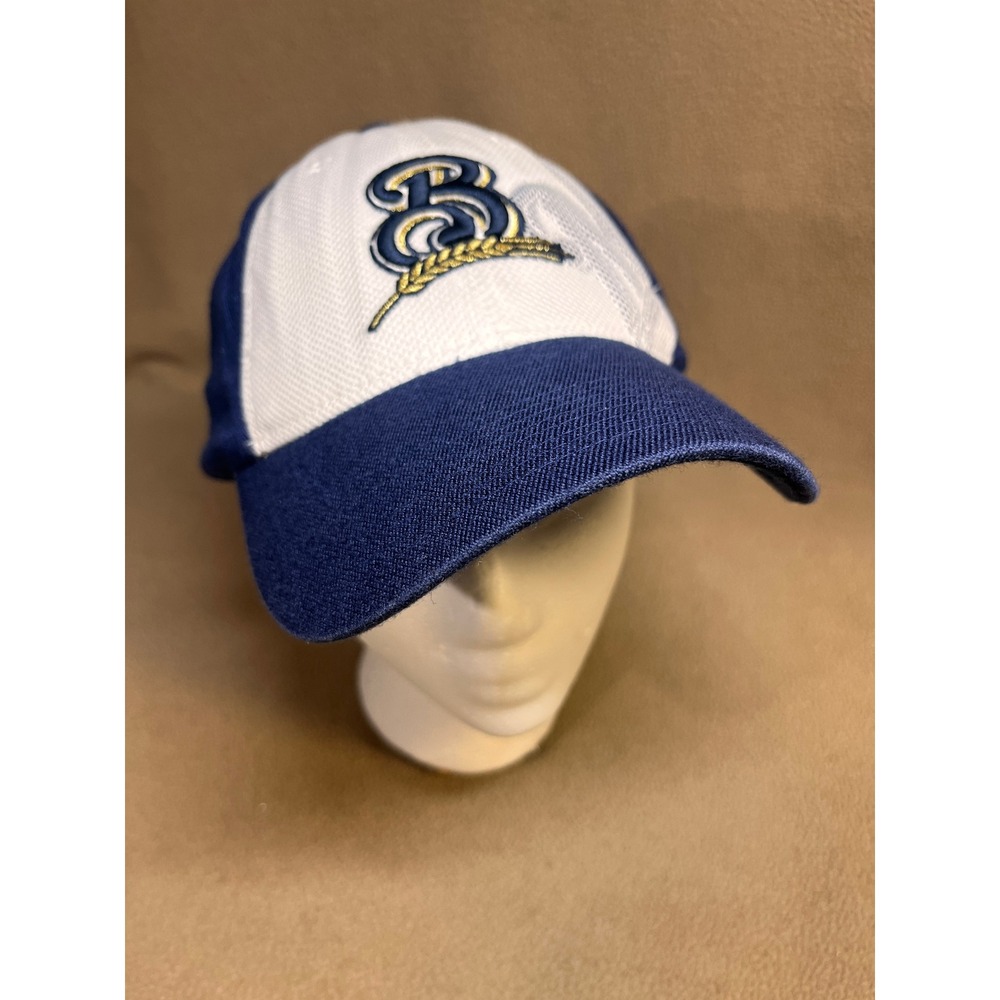 Nike Team Milwaukee Brewers MLB Baseball Hat Navy Blue White Embroidered OSFM